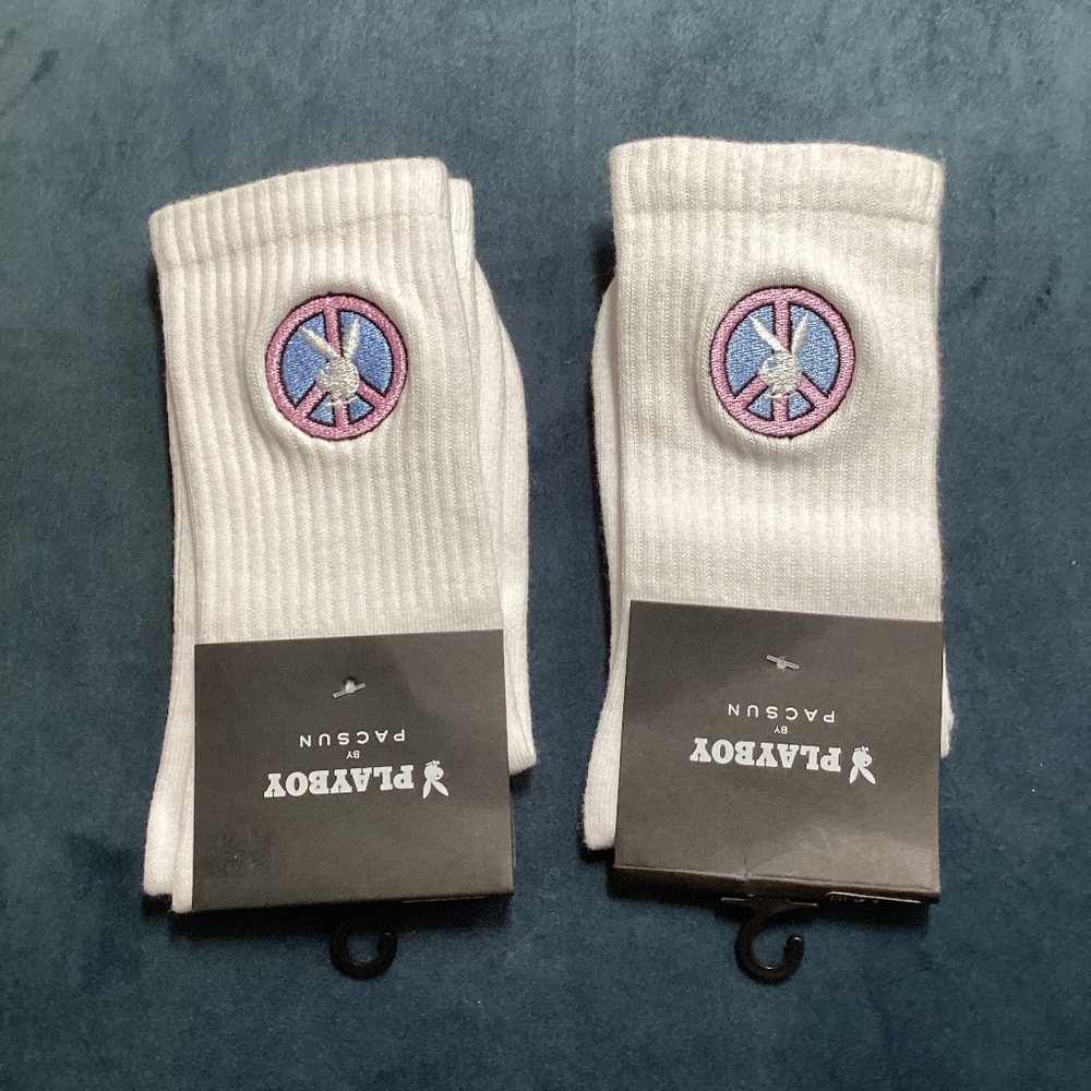 Playboy White Socks